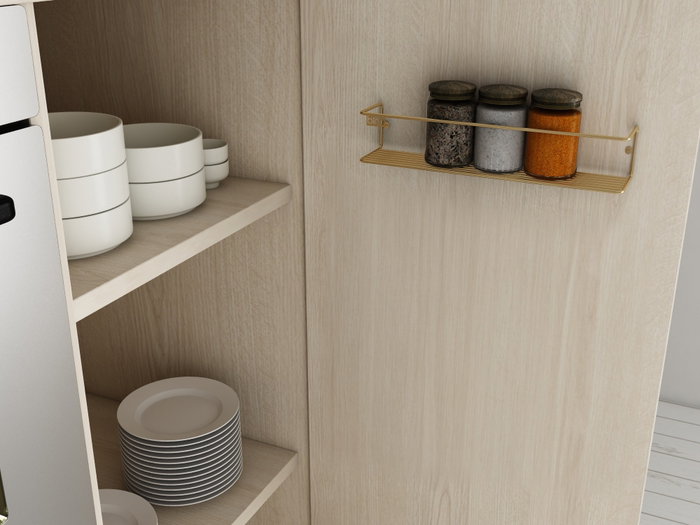 Hanah Home Estante de Pared Dorado